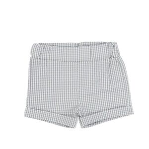 Lil Legs Analogie shorts elastic waist cuffed legs checkered gingham 3T